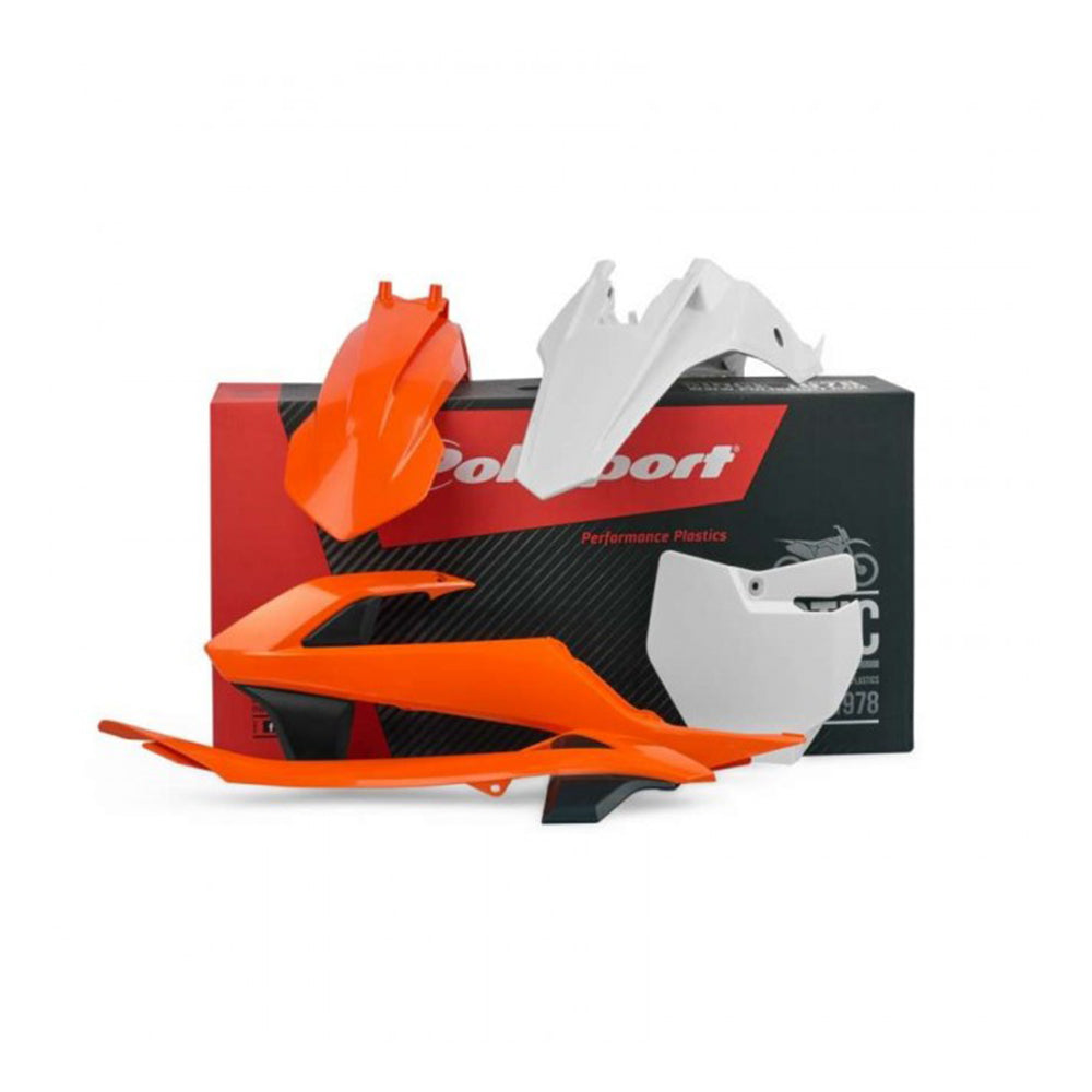 Polisport Plastics Box Kit For KTM SX 65 OEM Color (Doesn't Include Side Panels with Airbox) 2016-2018